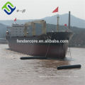 Ship floating tube for ship launching and landing